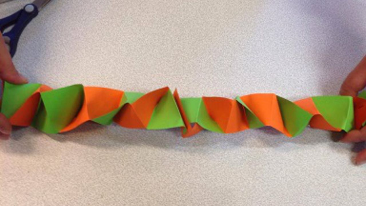 Comment faire une guirlande en papier de noel